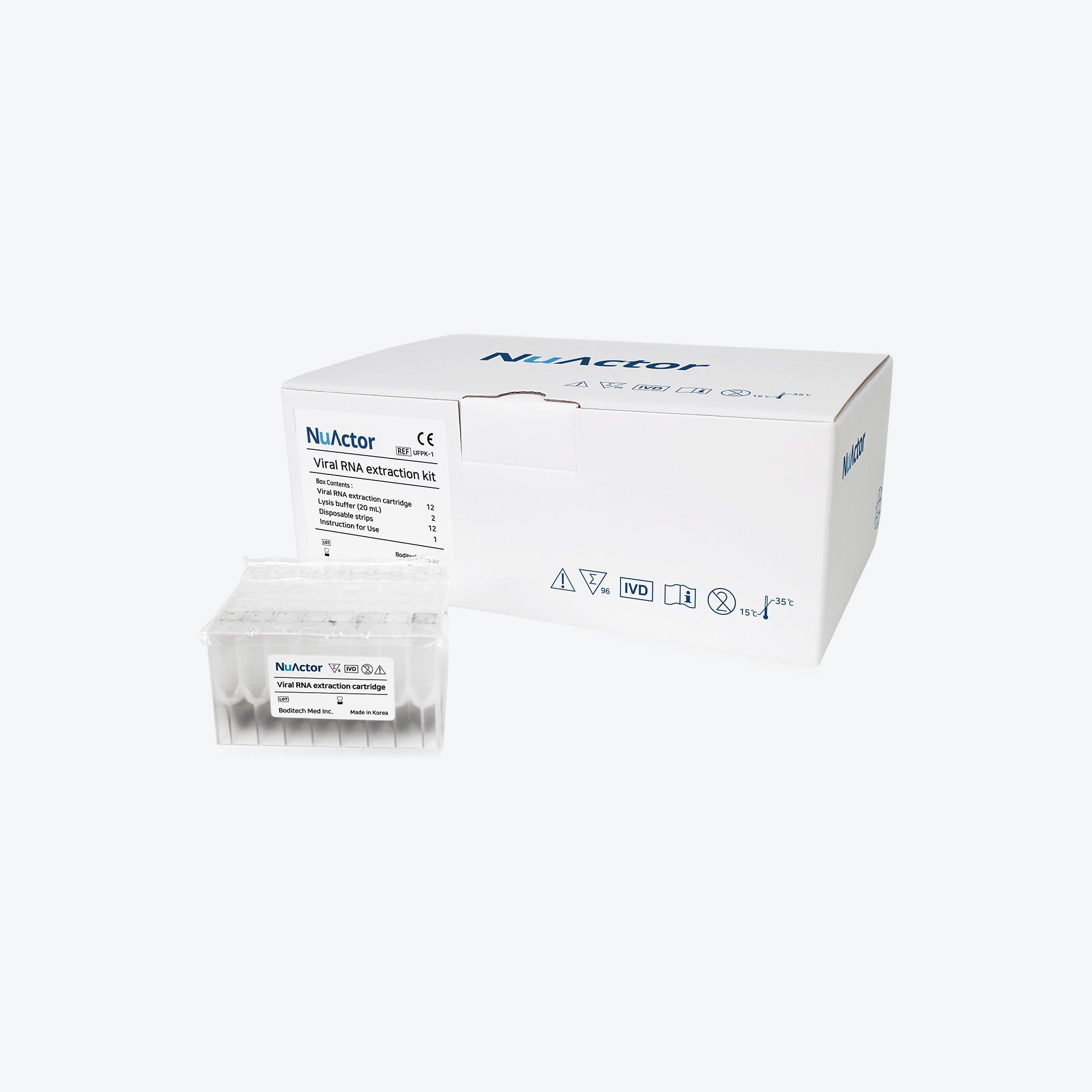 Reagent | Kit de extracción de ARN viral y NuActor - Boditech Med
